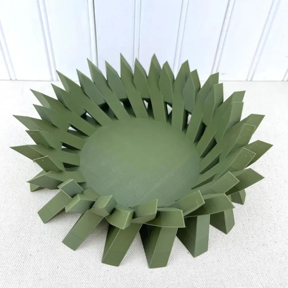 Modern Storage Bowl, Novi Catch-All Bowl, Spiky Design, Functional Art